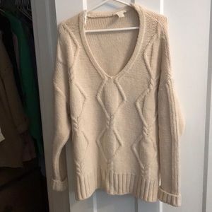 H&M ivory sweater